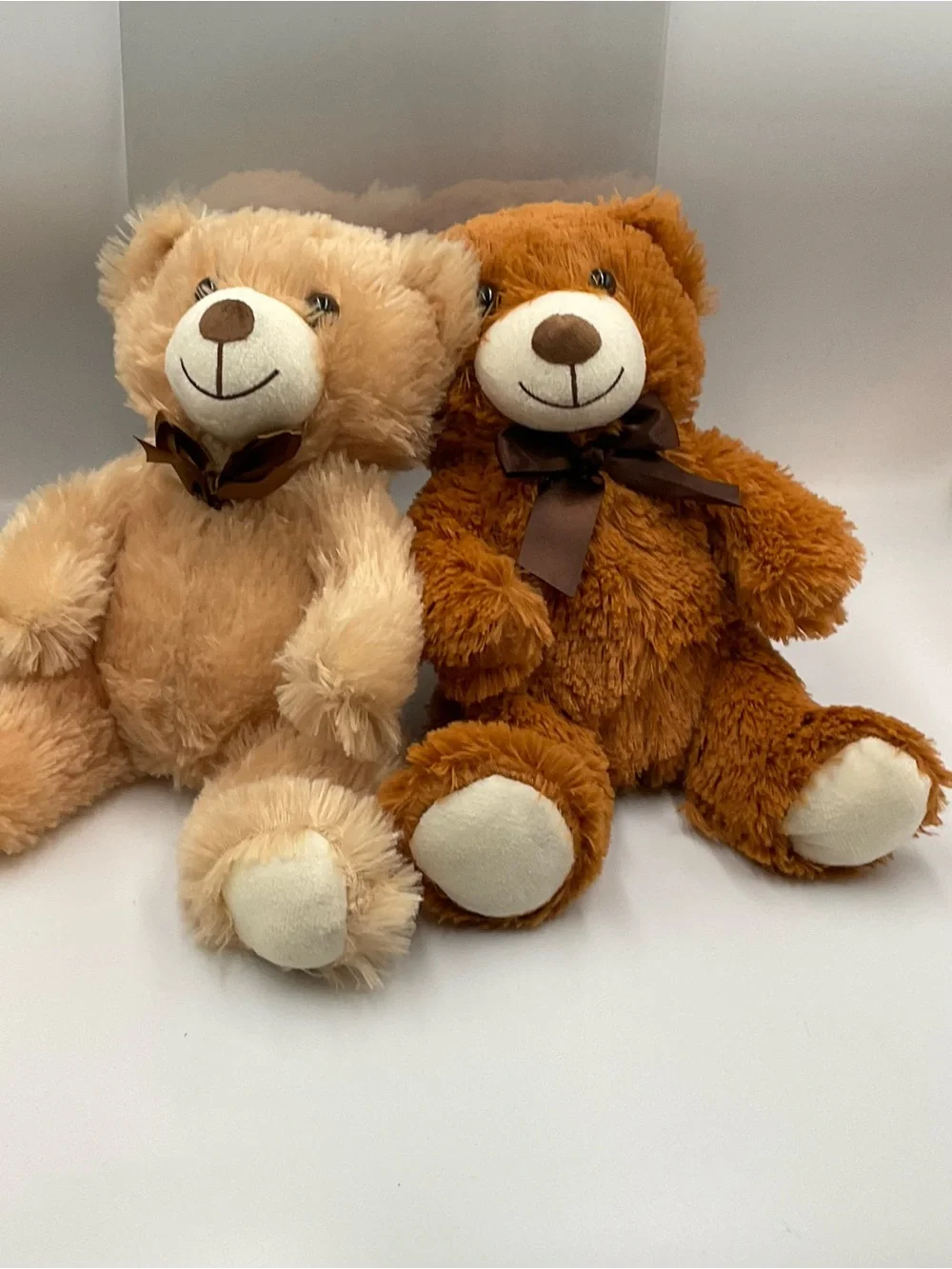 Plush Teddy Bear with Ribbon - Kids Toys